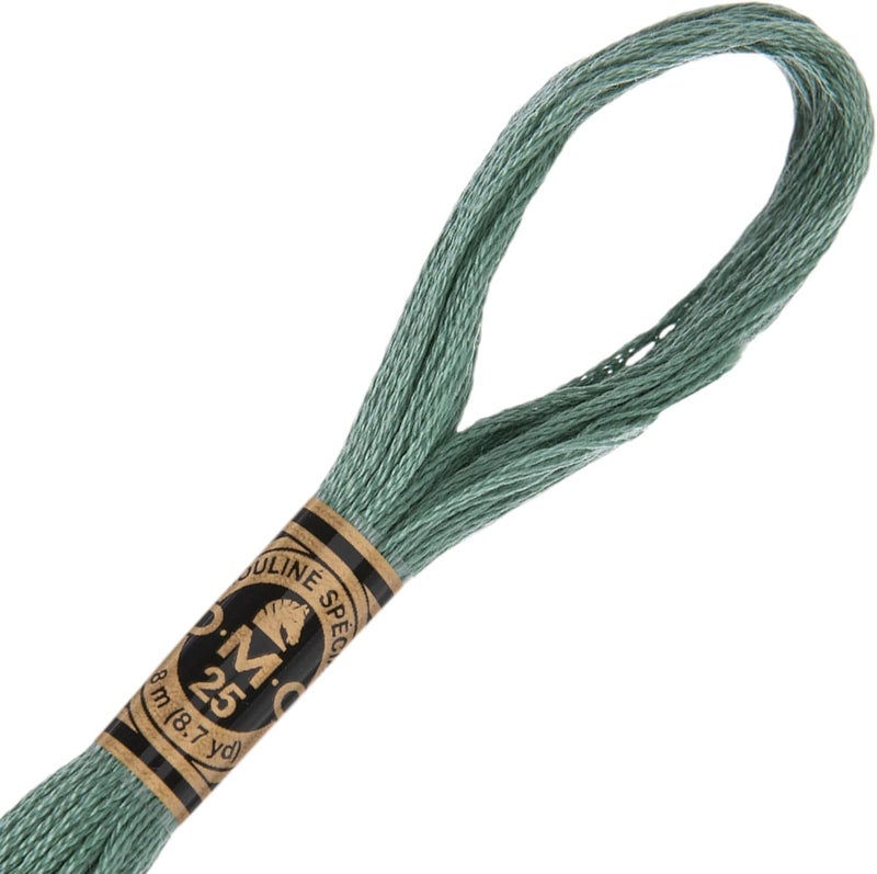 DMC Cotton Embroidery Floss (Set of 12) (502 Blue Green)